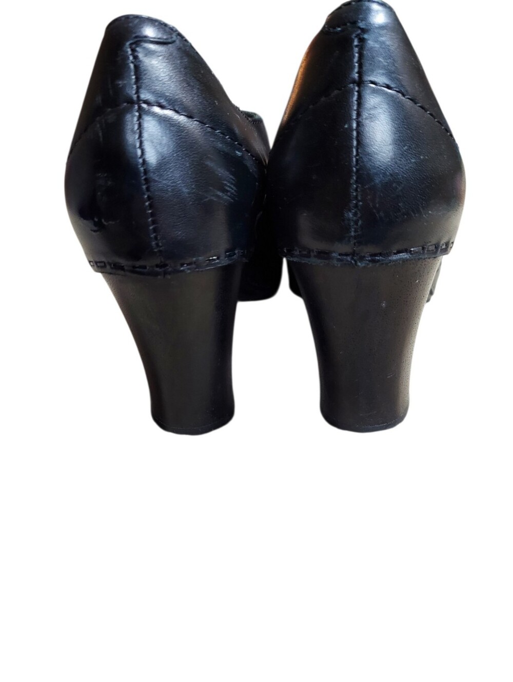 Classic Dansko Rory black leather Mary Jane clog heels in size US 7 - Picture 7 of 12